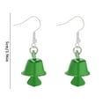 thumbnail image 2 of SUSHANG Christmas Earrings Christmas Tree Bell Earrings Christmas Creative Holiday Party Earrings Jewelry Hoop Earrings Women, 2 of 3