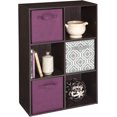 thumbnail image 3 of ZXNYH Cubeicals 12 Cube Storage Shelf Organizer Bookshelf, Stackable, Vertical or Horizontal, Easy Assembly, Wood, Dark Cherry Finish, 3 of 5