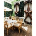 thumbnail image 5 of nqOlkjepod Outdoor Curtains for Patio Waterproof, Western Star Brown Outdoor Privacy Panels Grommet, Country Farmhouse Retro Texture Blackout Outside Curtains for Porch/Cabana 54"x95", 1 Panel, 5 of 8