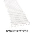 thumbnail image 3 of 2026 Christmas Home Party Decor 33x183cm Christmas Lace Table Runner Snowflake And Xmas Tree Hollow Print Tassel Table Runner White Vintage Lace Table Decor For Holiday Dining Table Decor, 3 of 6