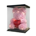 thumbnail image 2 of Oso de rosas, flores artificiales, oso de flores preservadas de cumpleaños con caja de regalo, regalos del día de la madre para mamá, esposa, amante,, 2 of 8