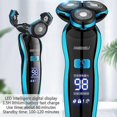 thumbnail image 3 of Electric Razor Shaver Rechargeable Shaving Machine For Men Beard Wet-dry Dual Use Water Proof Fast Charging, 3 of 5