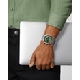 thumbnail image 2 of Simon Stainless Steel Silver Tone, Black and Green Men's Chronograph Watch 1322CSIS, 2 of 6