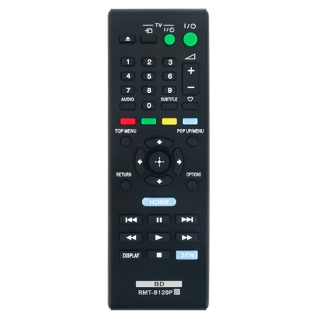 RMT-B120P Replace Remote for Sony Blu-ray DVD Player BDP-S186 BDP-S185 BDPS186