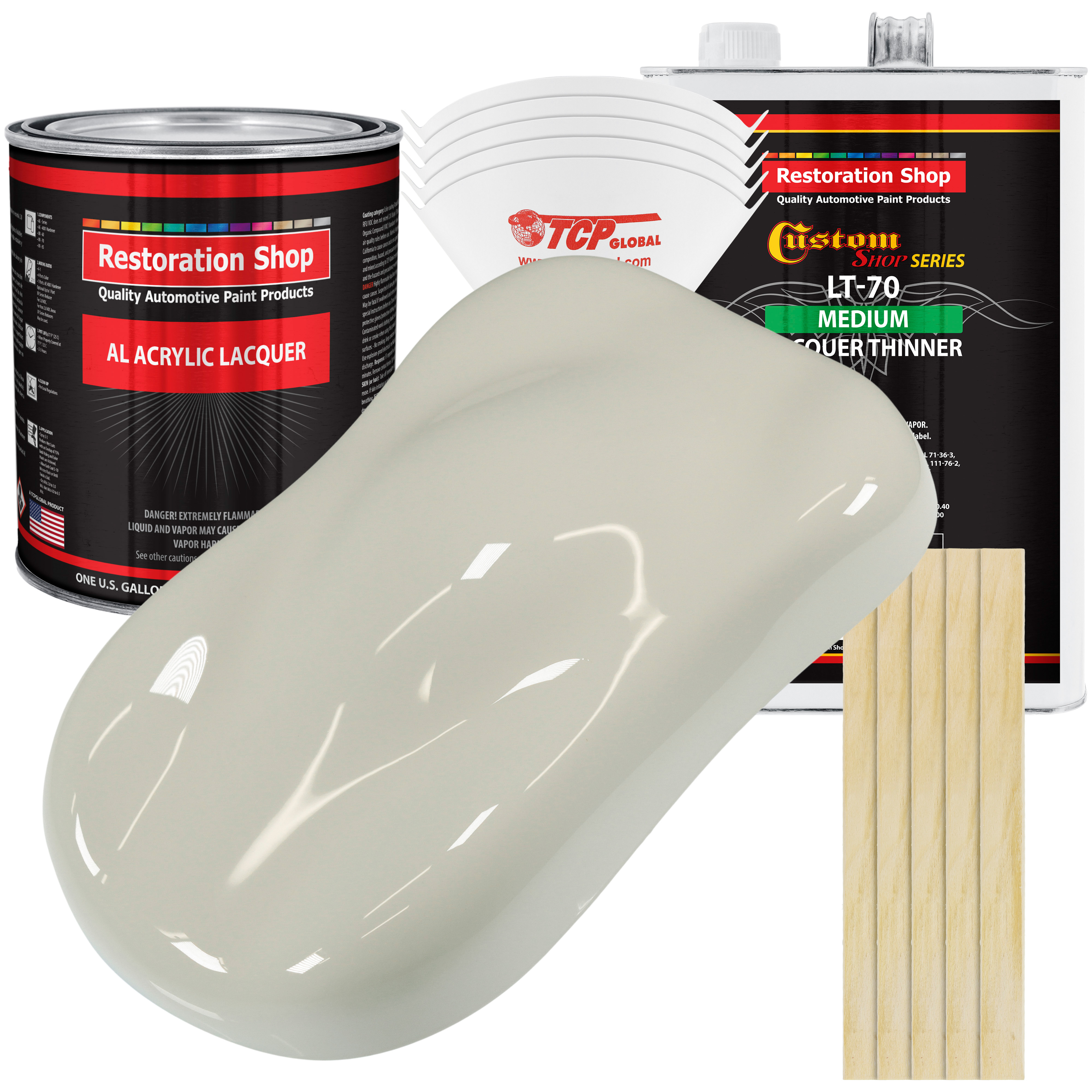 Restoration Shop Spinnaker White Acrylic Lacquer Auto Paint
