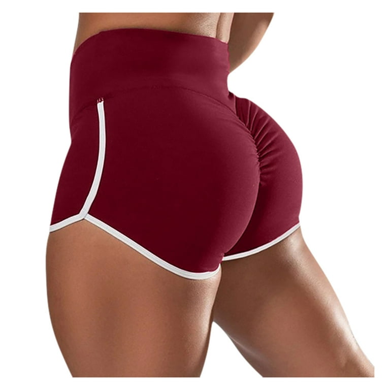 adviicd Petite Short Pants For Women Yoga Dress Pants Women's Cut Out Yoga  Shorts Scrunch Booty Hot Pants High Waist Gym Workout Active Lifting Sports