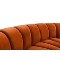 thumbnail image 5 of Meridian Furniture Infinity Cognac Velvet 2pc. Modular Sectional, 5 of 9
