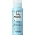 thumbnail image 1 of Folkart Metallic Acrylic Paint Ice Blue, 2 fl oz, 1 of 7