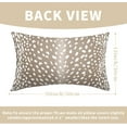 thumbnail image 2 of Antelope Lumbar Pillow Covers 12X20 Inch Beige Deer Animal Print Decorative Pillow Cases Modern Neutral Faux Fawn Linen Throw Pillows Set of 2 Home Decor for Sofa Porch Couch Outdoor, 2 of 6