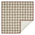 thumbnail image 5 of VHC Brands Custom House Wedding Rings Queen Quilt Set; 1-Quilt 94Wx94L w/2 Shams 21x27, Bedding Set, Country Farmhouse Bedding, Cotton, Custom House Collection, Square 94x94, Dark Creme, 5 of 7