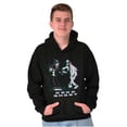 thumbnail image 5 of Dark Koko Ghost The Clown Glitch Graphic Pullover Hoodie Brisco Brands S, 5 of 6