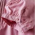 thumbnail image 4 of Fiudx Ofertas Del Día Blusa de Lino con Botones y Cuello Redondo de Manga Corta para Mujer, Camisa Holgada Informal Calada de Color Sólido para Primavera y Verano, 4 of 7