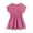 Hot Pink, variant on uikmnh Girls Casual Summer Swing Dress Batwing Loose Fit Ruffle Play Wear Size:12-18 Months