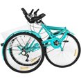 thumbnail image 2 of Adult Foldable Tricycle Cruiser Bike 26-in Wheels 7 Speed with Cargo Basket, 2 of 6