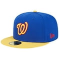 thumbnail image 3 of Men's New Era  Royal/Yellow Washington Nationals Empire 59FIFTY Fitted Hat, 3 of 5