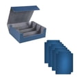 thumbnail image 3 of Trading Card Deck Box Gathering Card Toy W/ Magnetics Closure Game Card Storage Blue Gray, 3 of 8