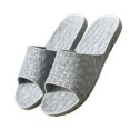 thumbnail image 3 of PEASKJP Slippers for Man Comfy Pillow Slippers with Arch Support Shower Sandals, Gray 41, 3 of 5
