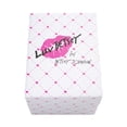 thumbnail image 5 of Luv Betsey Women's Silver Dial with Black and Pink Glitter on Silver Case and White Quilted Strap Watch, 5 of 8