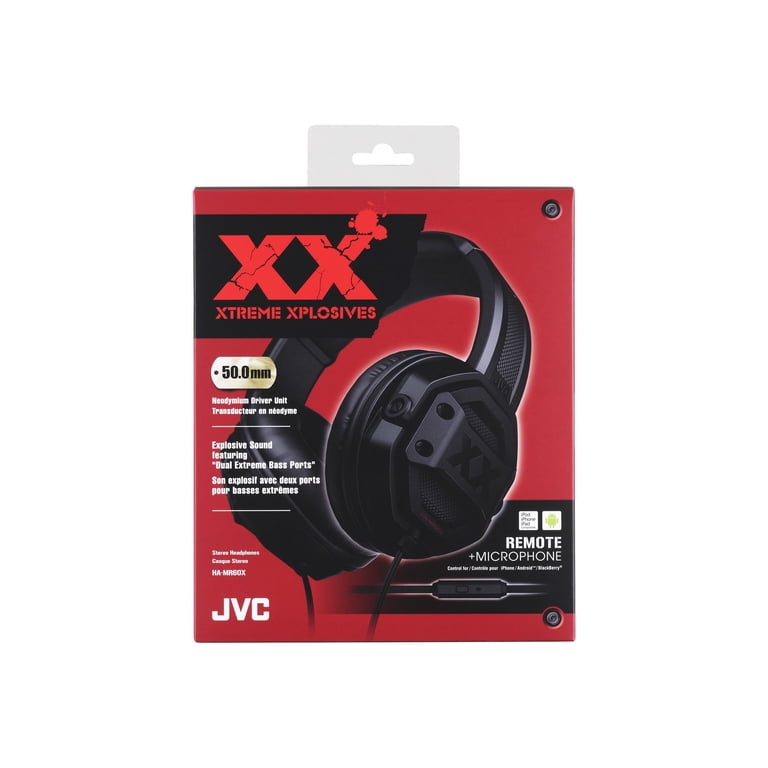 JVC HA-MR60X - Xtreme Xplosives - headphones with mic - full size