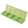 thumbnail image 4 of Lot de 20 Pcs Boîte de Rangement Rigide pour Piles AA / AAA-Vert, 20 Pcs Boîte Rigide pour Piles, Vert, 4 of 8
