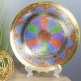 thumbnail image 2 of Natural Geo Abstract Decorative Brass Accent Plate in Gold, 2 of 4