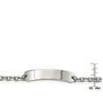 thumbnail image 6 of Primal Steel Stainless Steel Polished Cable Chain 8 Inch ID Bracelet, 6 of 6