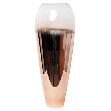 Hosley's Lucca Glass Vase, Copper 29.5
