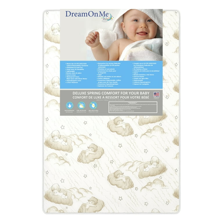 Portable crib cheap mattress