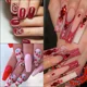 thumbnail image 5 of OUDOSPRS Adornos De Uñas, Decoración, Forma De Diamante Flash Rojo, Se Puede Utilizar Para Decorar Uñas, Labios, Etc., Con Cualquier Maquillaje A80, 5 of 6