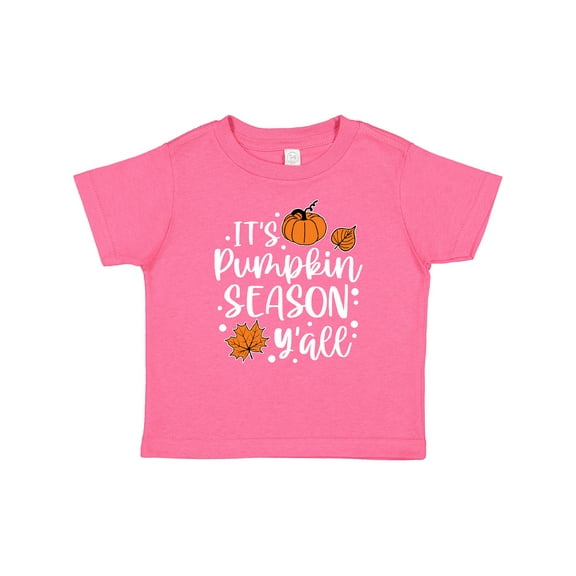 Inktastic Thanksgiving It's Pumpkin Season Y'all with Fall Leaves Boys or Girls Baby T-Shirt