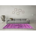 thumbnail image 3 of Ahgly Company Indoor Rectangle Abstract Purple Modern Area Rugs, 3' x 5', 3 of 4