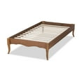 thumbnail image 4 of Baxton Studio Marieke Modern Wood Platform Bed, Twin, Ash Walnut, 4 of 9