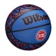 thumbnail image 2 of Baloncesto WILSON del equipo de la NBA Graffiti Detroit Pistons, talla 7, 2 of 7