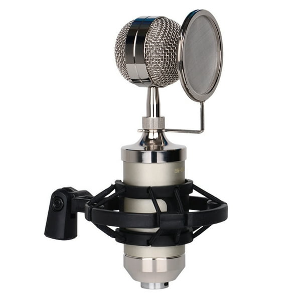 Recording Mic Cardioid Condenser Microphone Kit with Shock Mount Filter