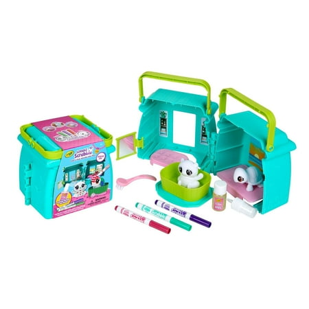 Crayola Scribble Scrubbie Pets Scented Spa Playset  Gift for Kids  Art Kit  Beginner Unisex Child