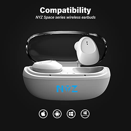 Wireless Earbuds, NYZ [2021 Upgraded] True Wireless Bluetooth Headphones  in-Ear Earphones HiFi Stereo Cordless Earbuds with Microphone Portable 