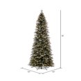 thumbnail image 3 of Vickerman 10' x 54" Frosted Douglas Fir Artificial Pre-Lit Christmas Tree, Warm White LED Mini Lights., 3 of 5