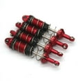thumbnail image 1 of Ruiboury 4pieces Wear-resistant Front Rear Shock Absorber For MJX 1/16 H16 RC Car Part Red, 1 of 6