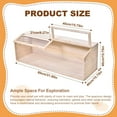 thumbnail image 2 of Large Chewproof Hamster Habitat, 31.5×15.7×15.7 Inch Wooden Cabinet, 2 Acrylic Top Small Animal Cage for Gerbils Quail Rats, 2 of 9