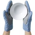 thumbnail image 2 of Guantes para microondas, guantes de silicona resistentes al calor para microondas, guantes de cocina antideslizantes para barbacoa, hornear, cocinar pizza en microondas, 2 of 7