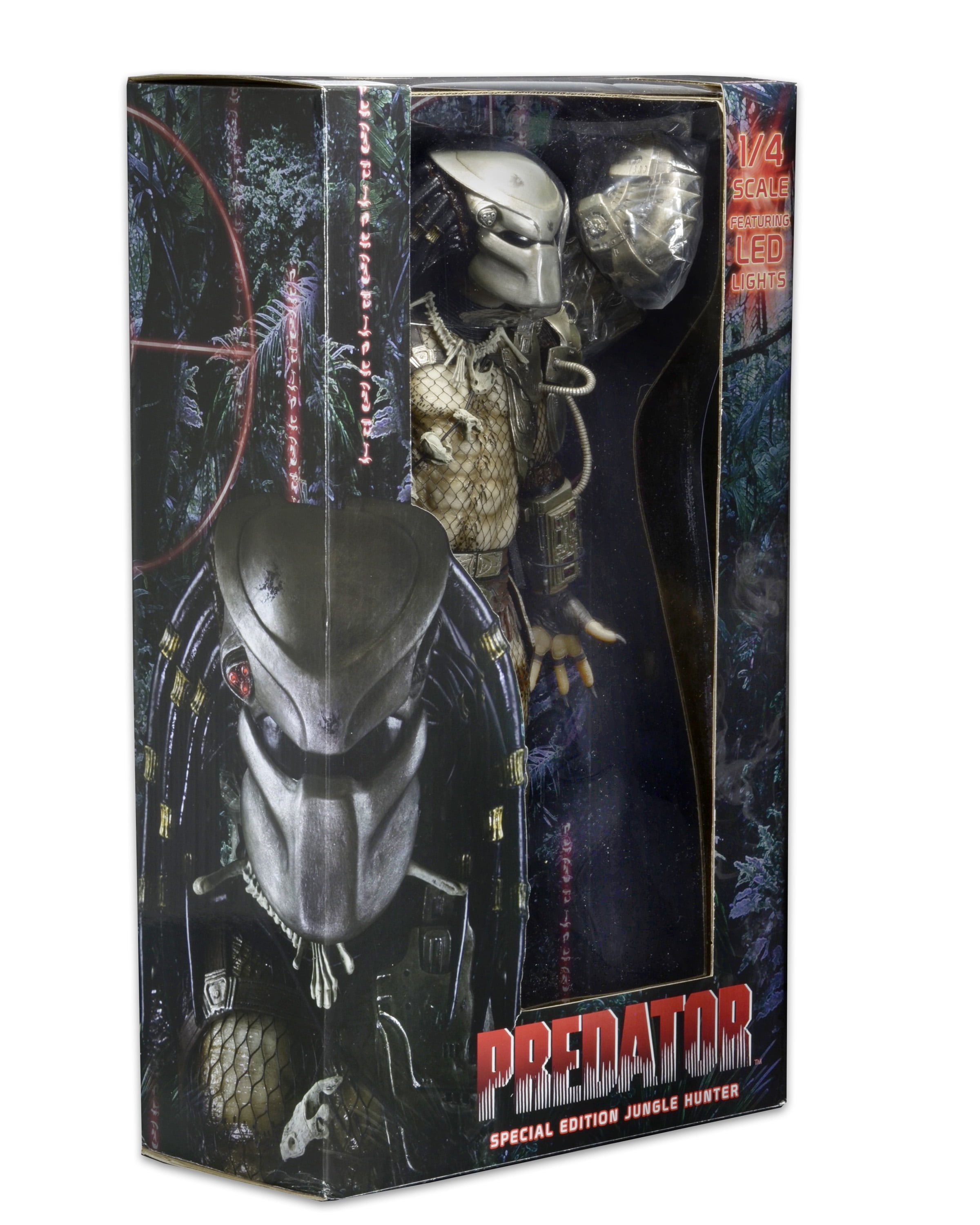 NECA プレデターPREDATOR 1/4スケール LEDライト付き【未開封】 NECA - Predator - ¼ Scale Figure - Jungle Hunter Predator with LED