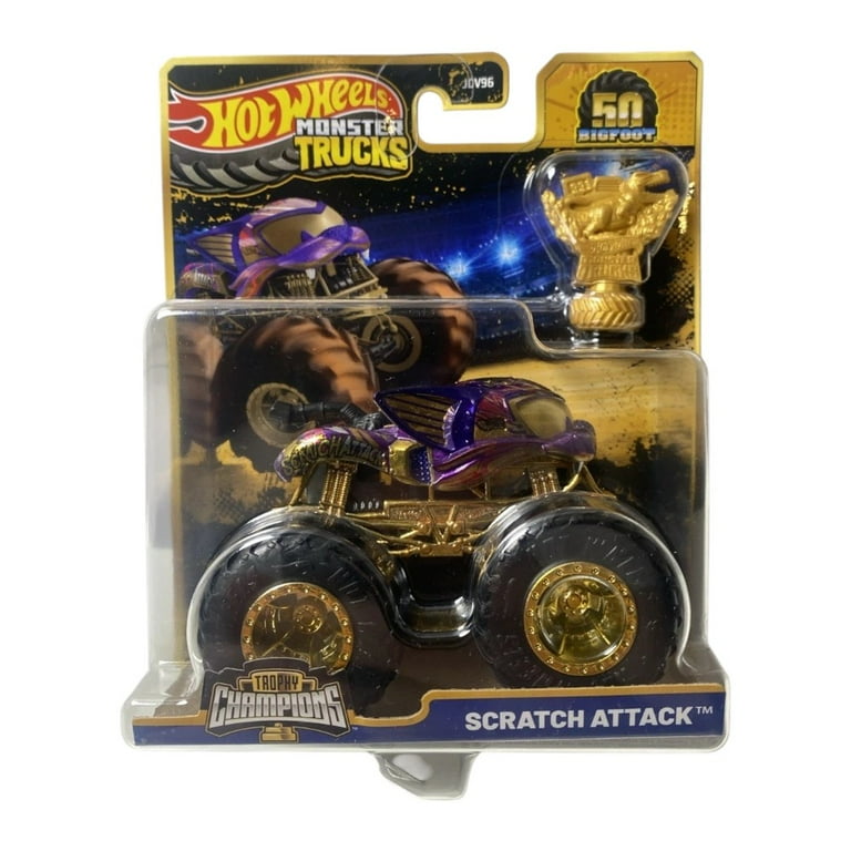 Hot Wheels Monster Trucks Trophy ChampionsScratch Attack Premium