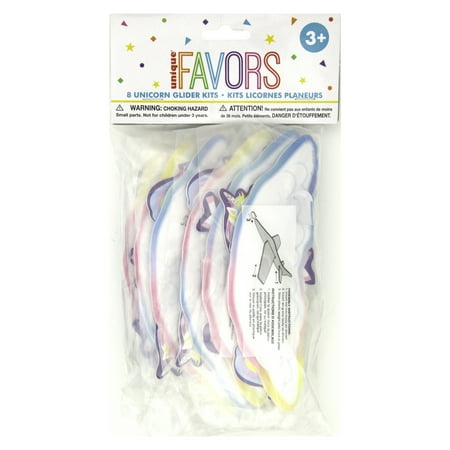 - Unicorn Glider Kit Party Favors, 8ct