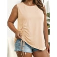 thumbnail image 2 of Oryer Plus Size Tank Tops for Women, Round Neck Sleeveless Casual Womens Blouse Trendy Tunic Summer Shirts for Women 1X-5X, 2 of 7