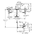 thumbnail image 2 of Allure Brilliant 8 in. Widespread 2-Handle Bathroom Faucet - 1.2 GPM, 2 of 2