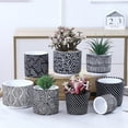 thumbnail image 2 of Billuyoard Ceramics Garden Handmade Flower Flower Pot Pots Ceramic Flower Irregularly-Shaped Boho Pots Boho Cement Flower Flower Type2 NO2, 2 of 6