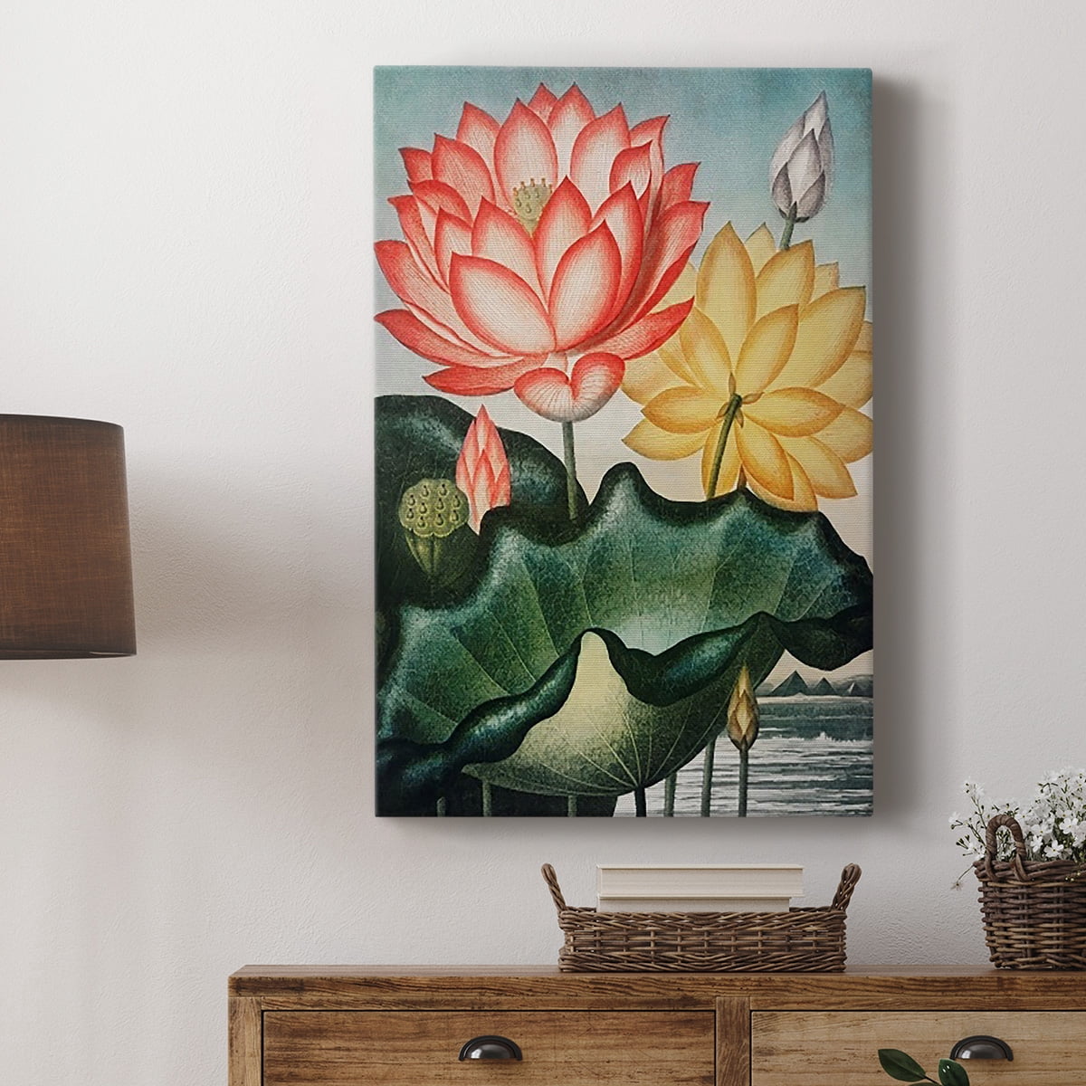 Temple of Flora V Premium Gallery Wrapped Canvas - Ready to Hang