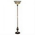thumbnail image 2 of Meyda Tiffany - 27534 - One Light Torchiere - Tiffany Roman - Beige Green Pbagwr Green-190pack, 2 of 2