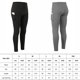 thumbnail image 5 of 2 leggings de yoga de cintura alta para mujer, pantalones de entrenamiento de felpa cálidos, 5 of 7