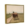 thumbnail image 2 of Stupell Industries Longhorn Cattle Grazing Scenic Countryside Landscape Photograph Metallic Gold Floating Framed Canvas Print Wall Art, Design by Marcus Prime, 2 of 5